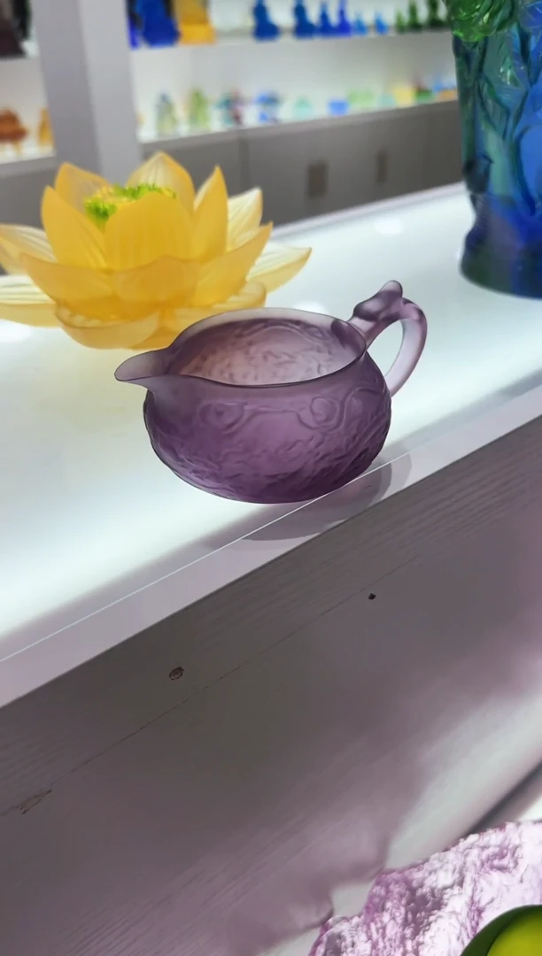 手工艺品琉璃古法琉璃公道杯