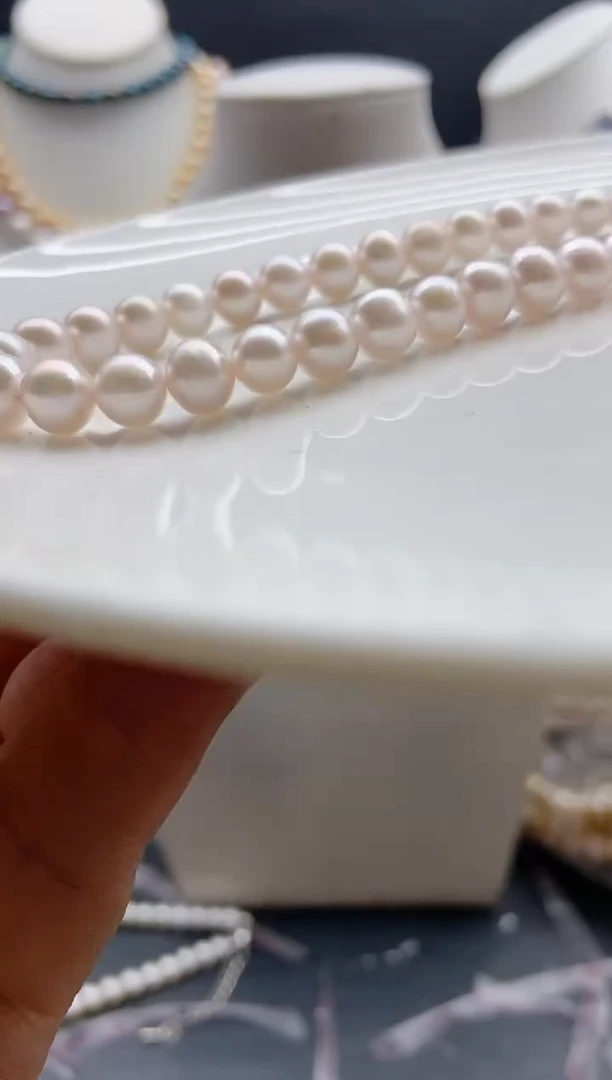 淡水珍珠未镶嵌颈饰1