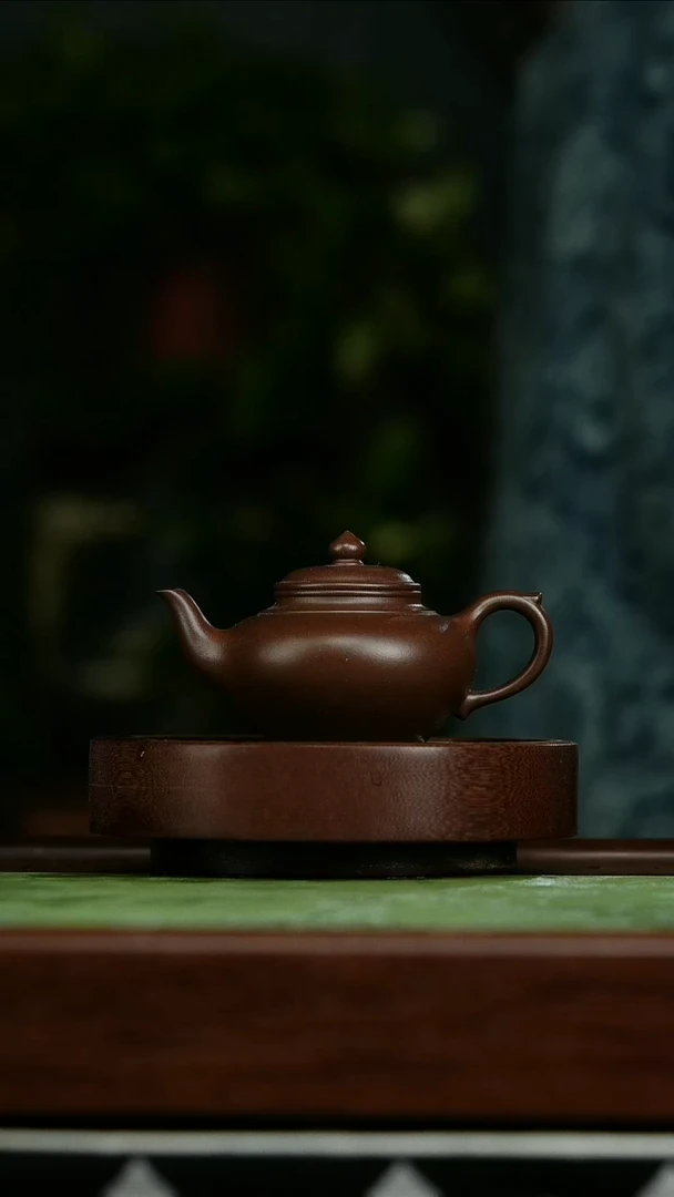 茶壶紫砂w25笑樱紫泥