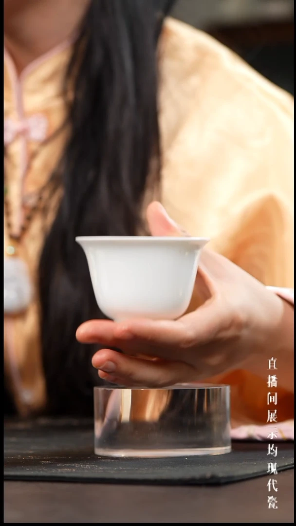 景德镇高白泥铃铛杯