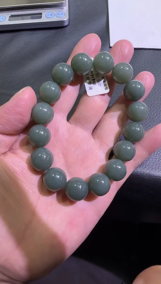 未镶嵌手串和田玉且末蓝手串（产地直发）