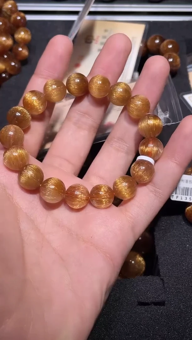 未镶嵌手链水晶默**笑发晶单圈A12（多样性发其一）