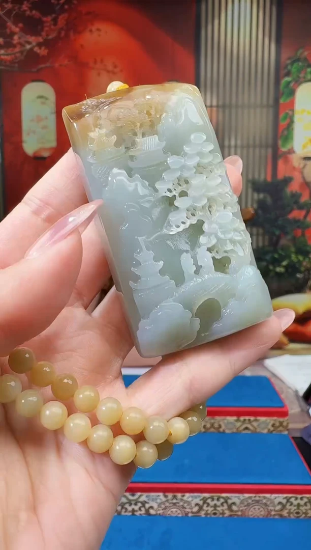 定制和田玉名家匠心馆和田玉多样性发一