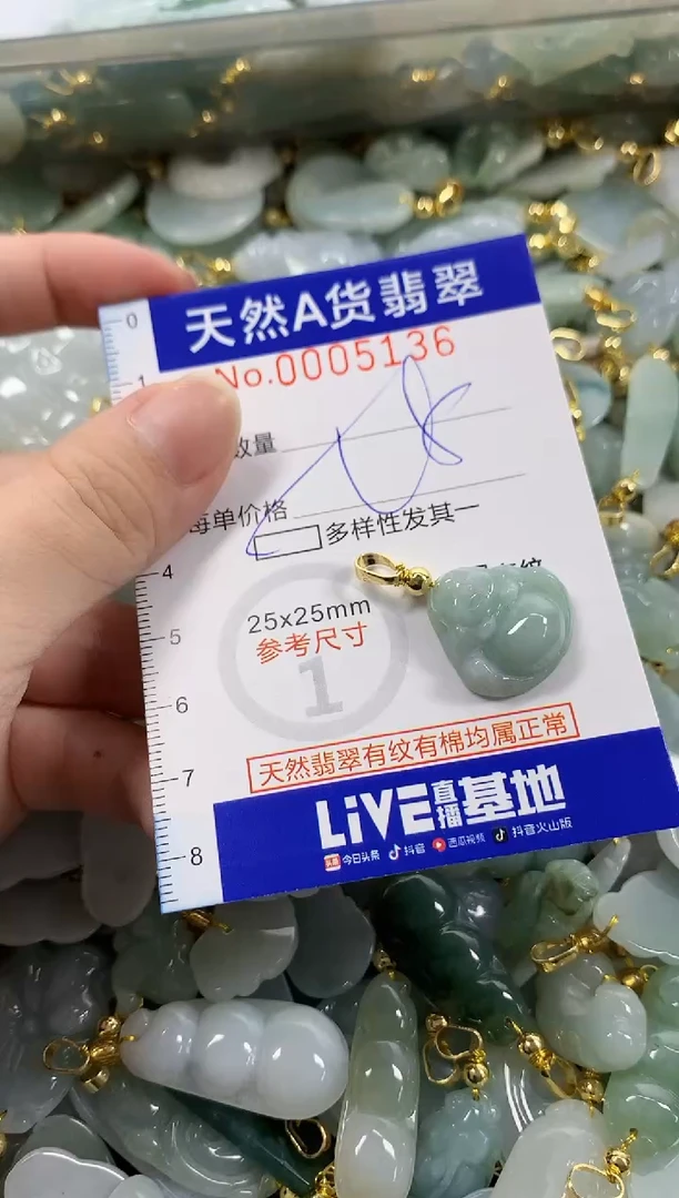 颈饰未镶嵌翡翠天然A货翡翠