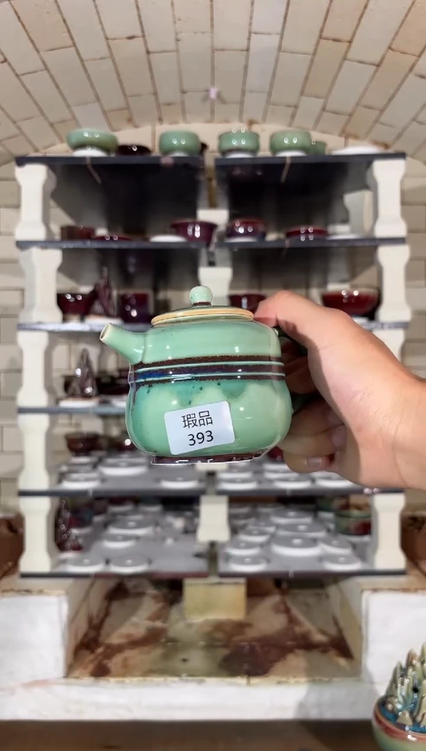 摆件精品窑变钧瓷茶器