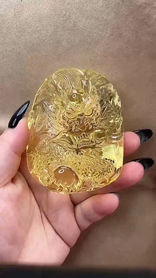 琥珀颈饰未镶嵌吊坠