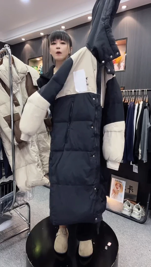 2888长款外套----黑色