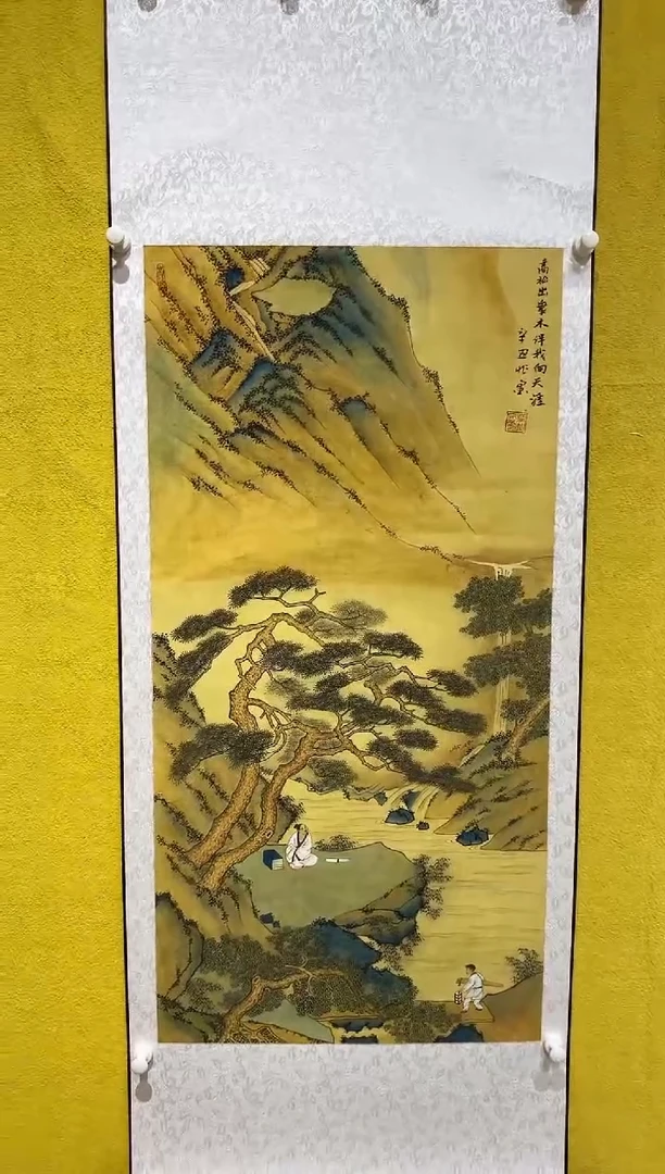 国画梁兆金/精品国画卷轴