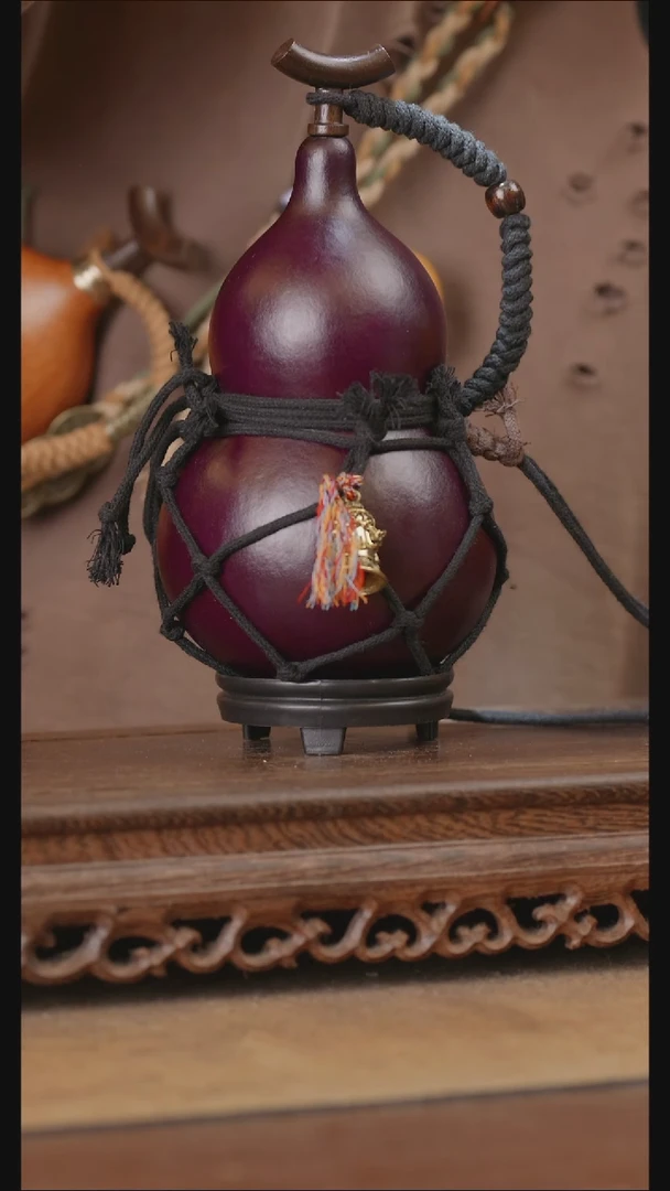 115号精品天然大漆酒葫芦一物一拍~~~