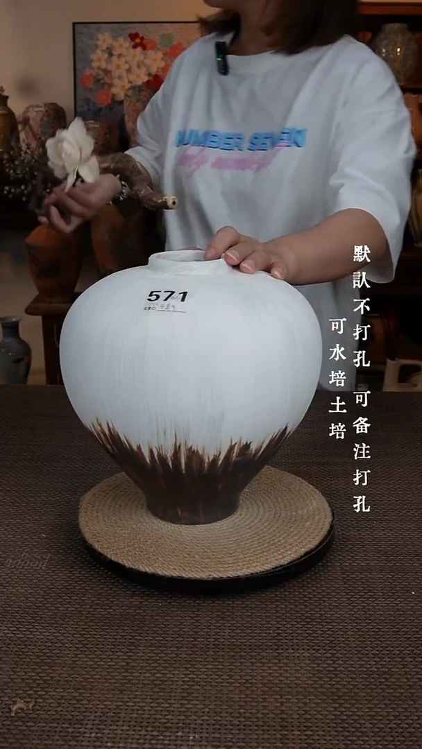 摆件571景德镇陶瓷花瓶