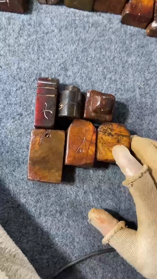 未镶嵌和田玉把件一单6个