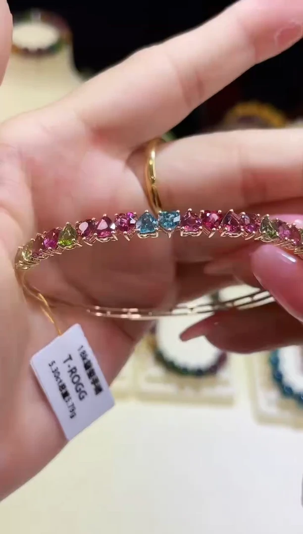 【闪购商品】碧玺颈饰18K金镶嵌@@YF50308033
