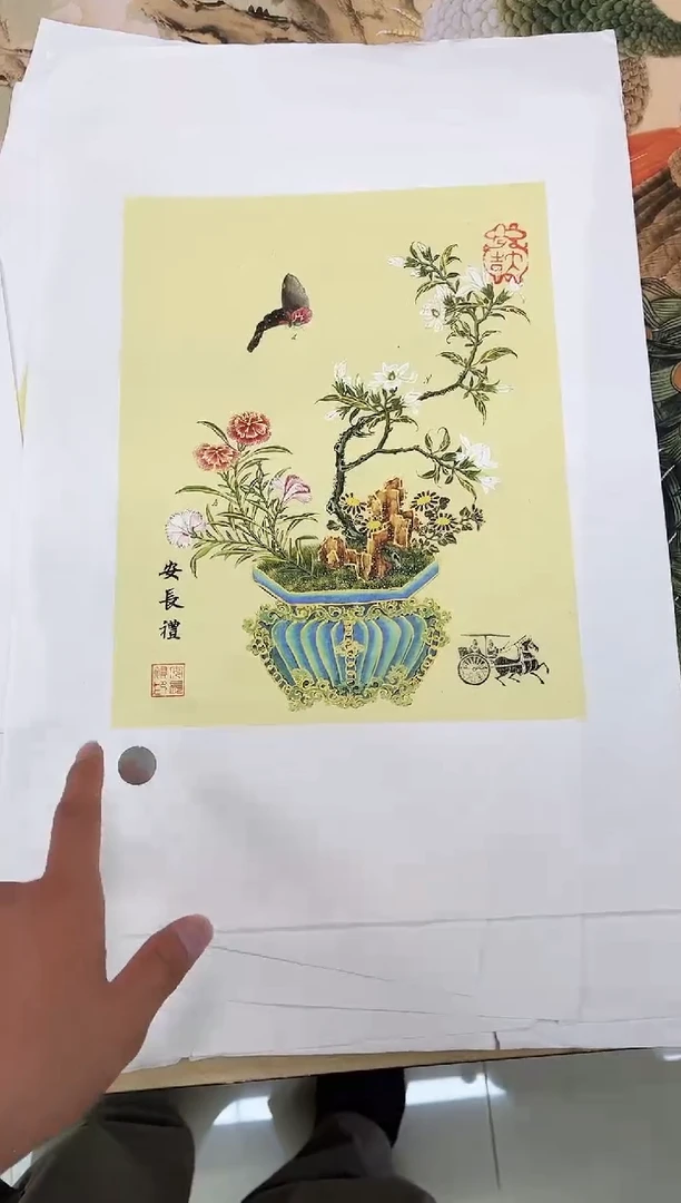 国画九霄甄选安长礼作品