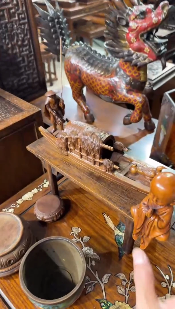 木木头款黄杨渔翁798