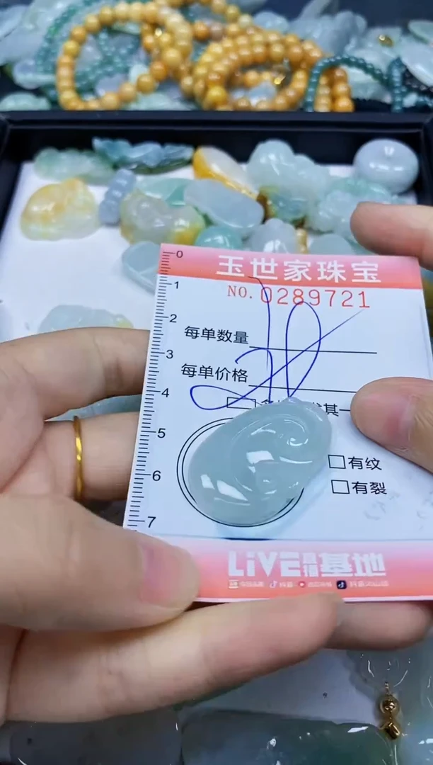 翡翠未镶嵌颈饰闪购0289721多样性发其一