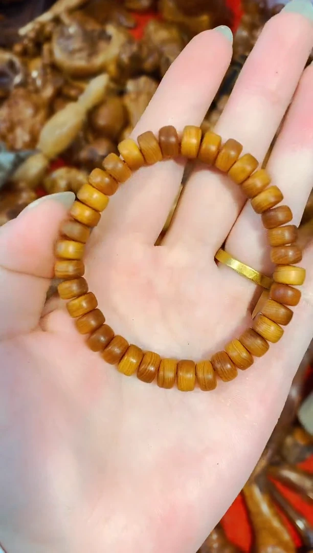 柏木（崖柏）算盘单条太行崖柏陈化手把手串