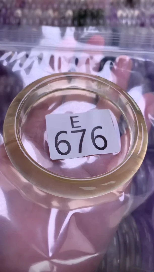 水晶手镯未镶嵌水晶676-62