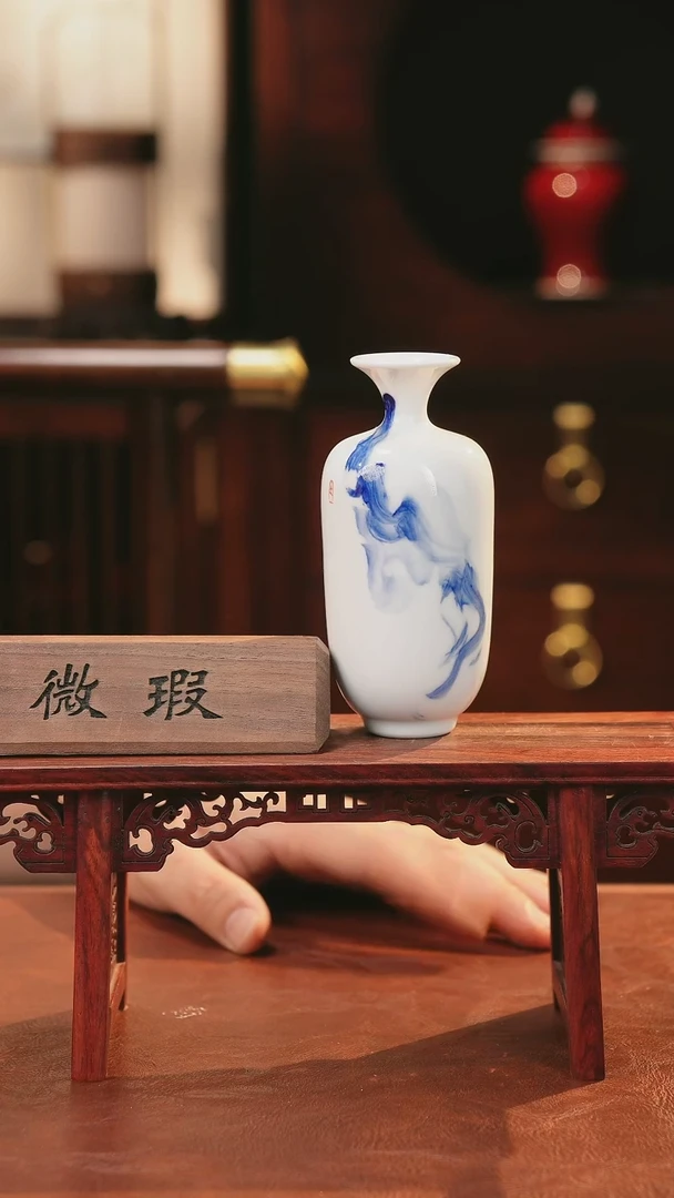 摆件景德镇手工高温陶瓷