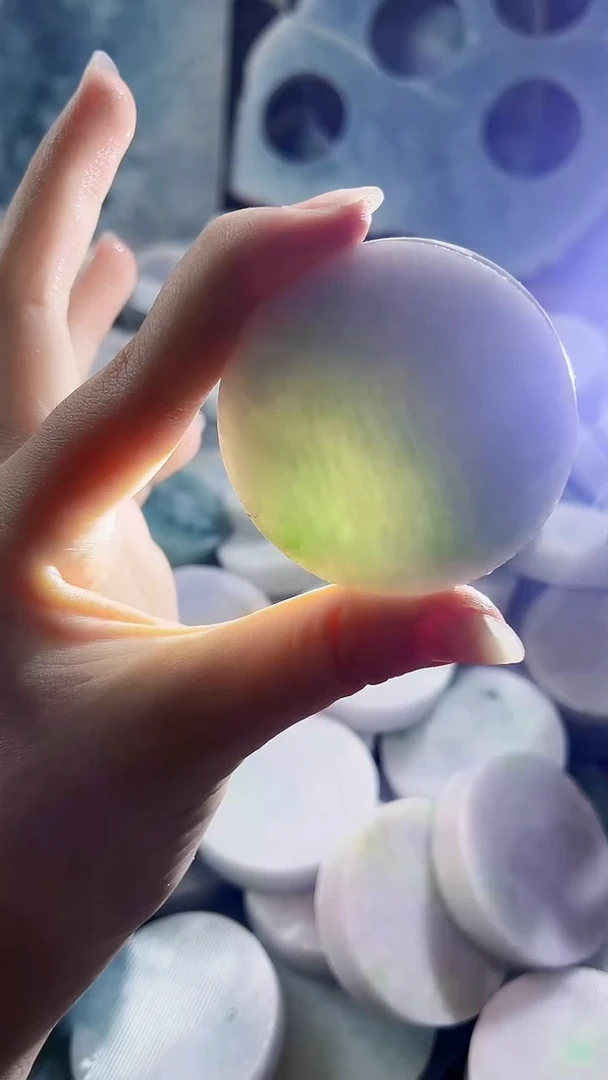 翡翠裸石缅甸翡翠A货晴6619