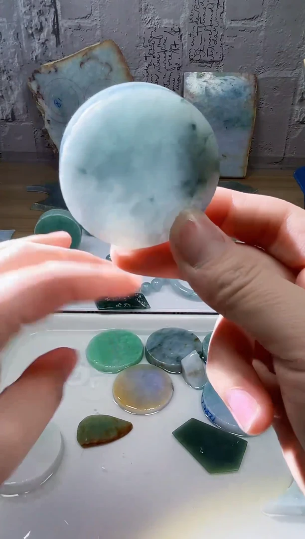 裸石翡翠天然翡翠A货余 南 817