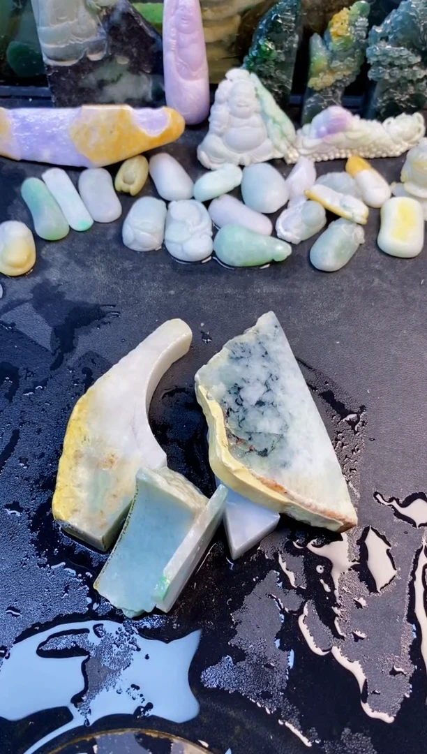颈饰未镶嵌翡翠天然翡翠056