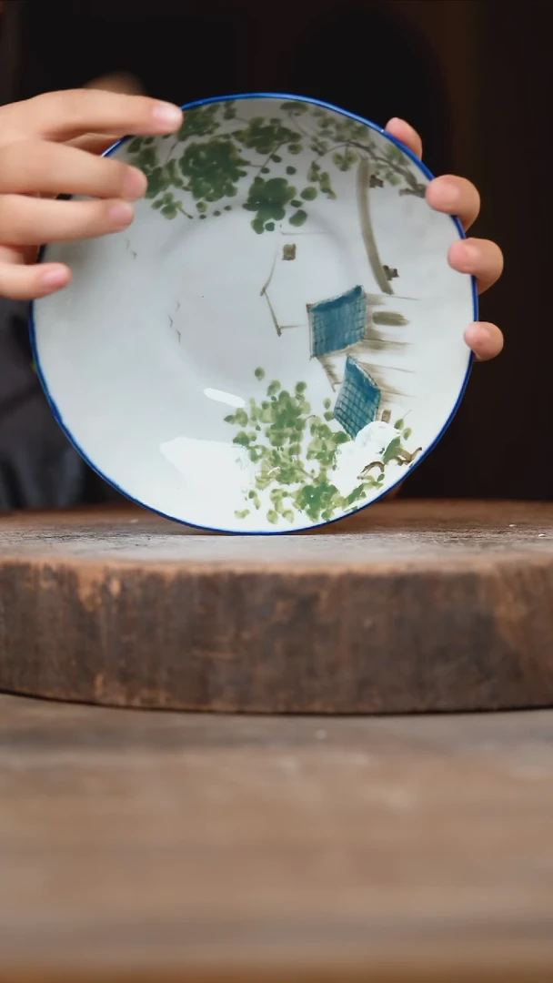 瓷片景德镇高温釉下彩（食品级）
