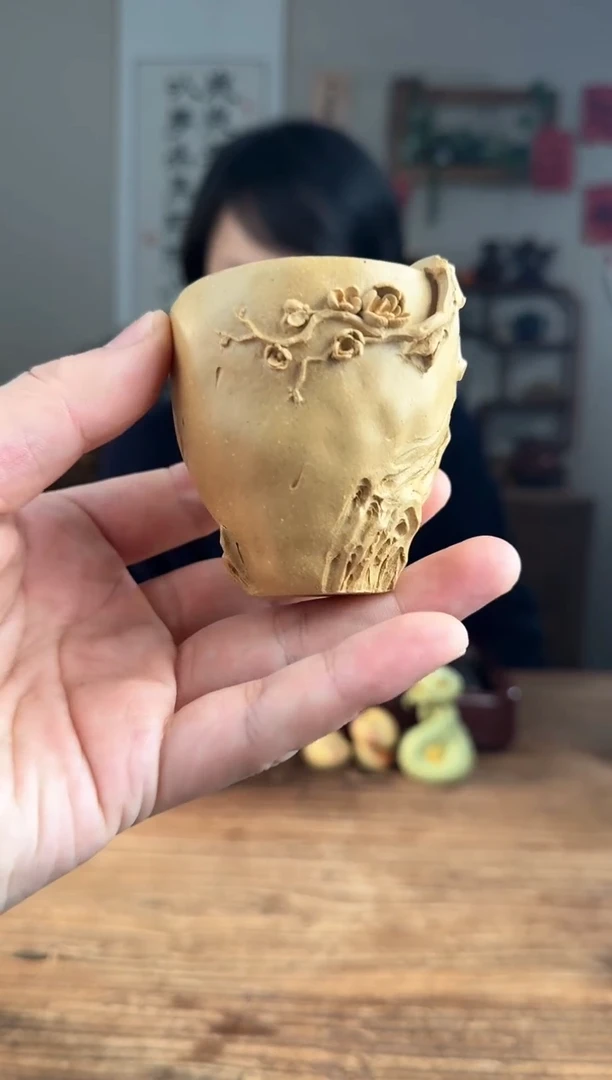 【闪购商品】紫砂茶壶一路生花  梨皮