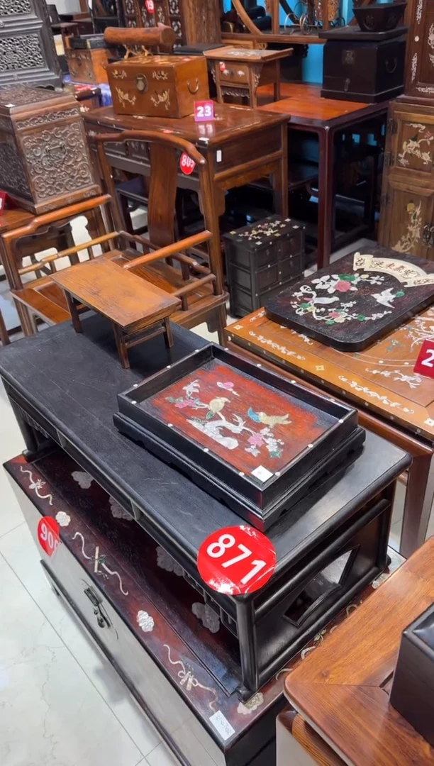 木紫檀树鸟茶盘268.88888888888