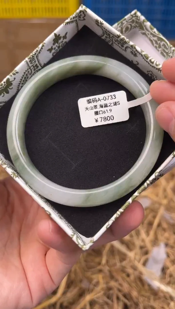 未镶嵌手镯石英质玉编码A0733