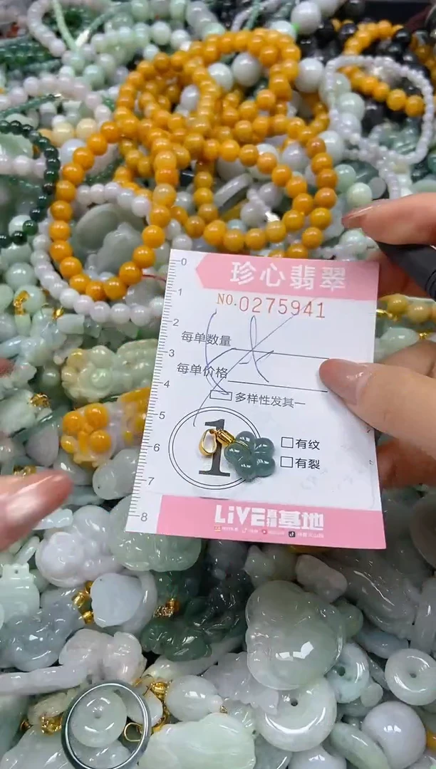 翡翠未镶嵌颈饰闪购0275941多样性发其一