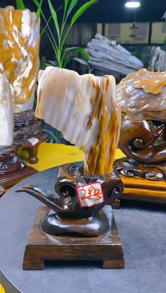 硅化玉摆件未镶嵌1
