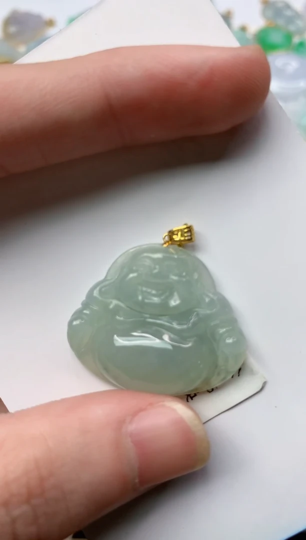 【闪购商品】翡翠颈饰18K金镶嵌4...........