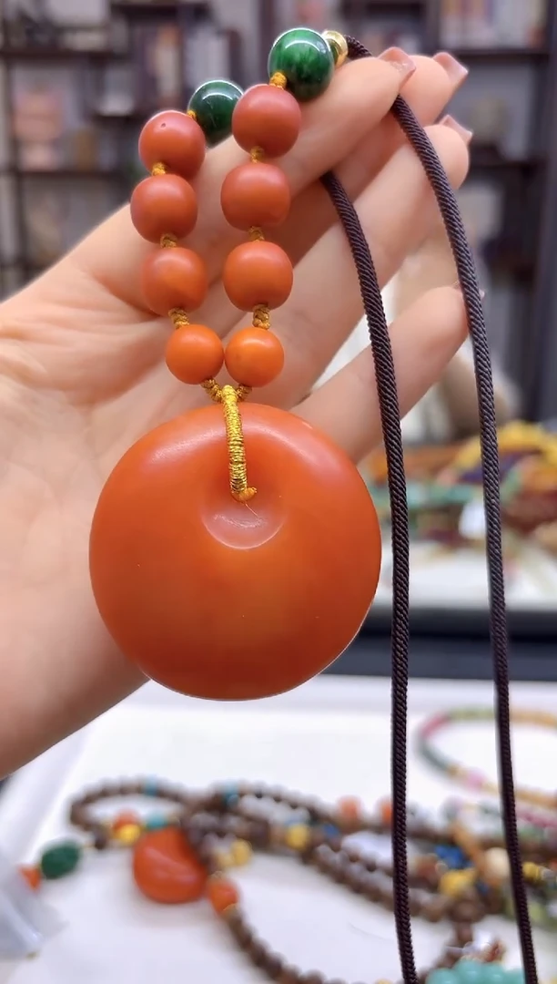 【闪购商品】蜜蜡毛衣链未镶嵌M262