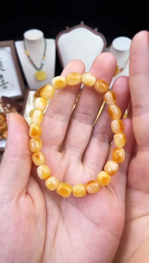 琥珀未镶嵌珠宝奇石柒月
