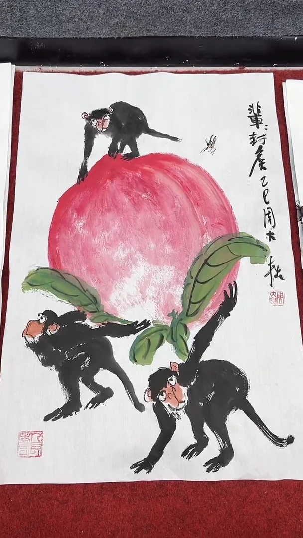 国画周大拙/国画/花鸟