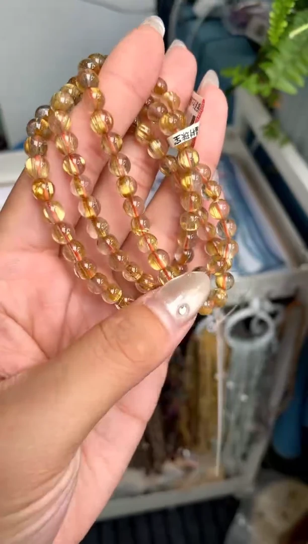 水晶手链未镶嵌6±/x-088【钛晶三圈