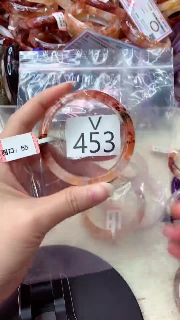 未镶嵌手镯水晶V453-55