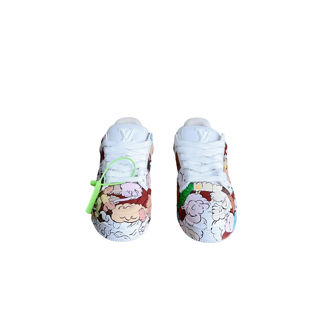 未使用 LouisVuitton/路易威登 Trainer艺术家联名板鞋41码d5087