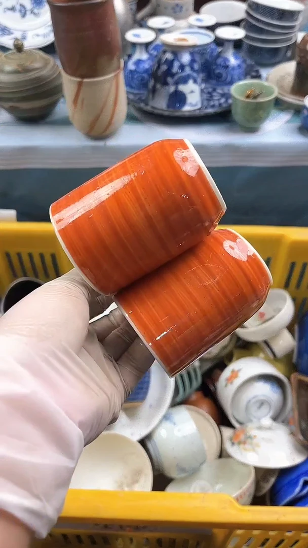 瓷片英歌瓷器满19.9包邮