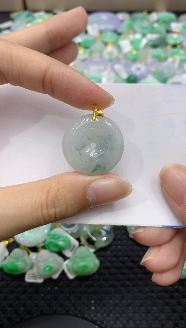 颈饰未镶嵌翡翠天然缅甸翡翠a货