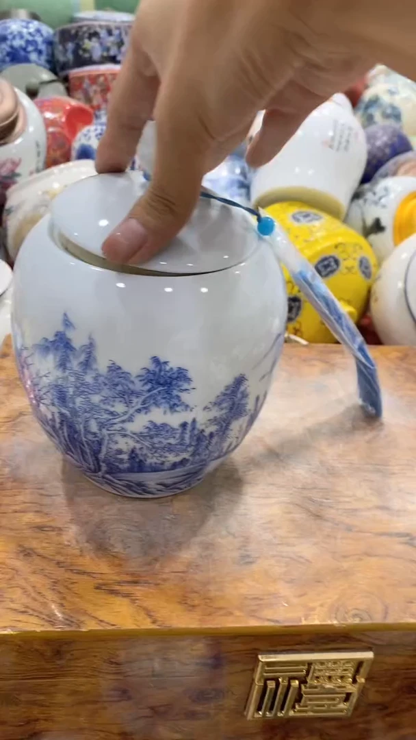 摆件茶叶罐密封罐储存罐