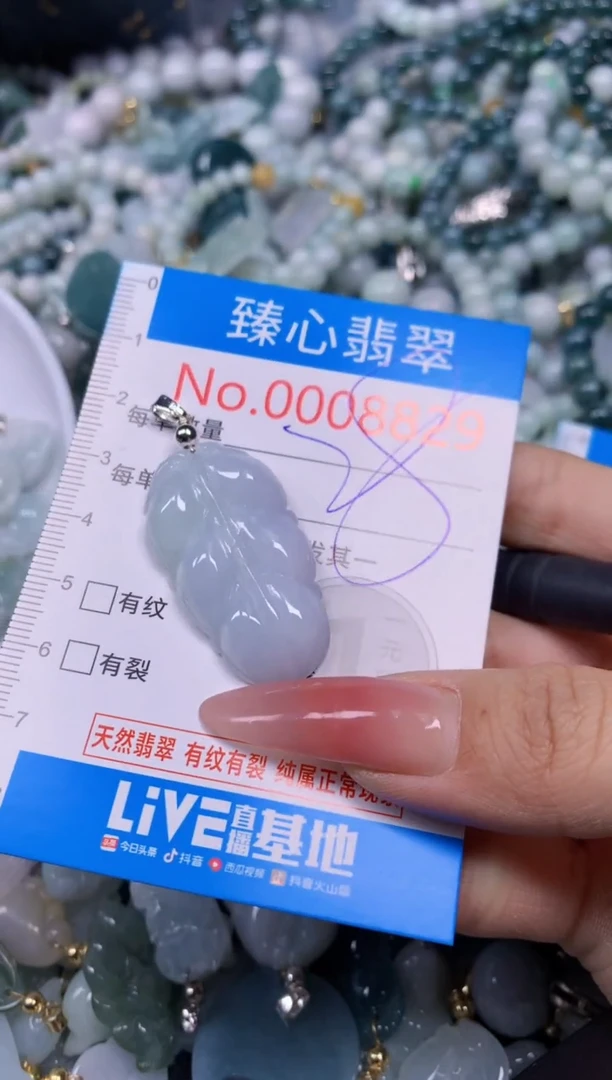 【闪购商品】翡翠颈饰未镶嵌含绳0008829