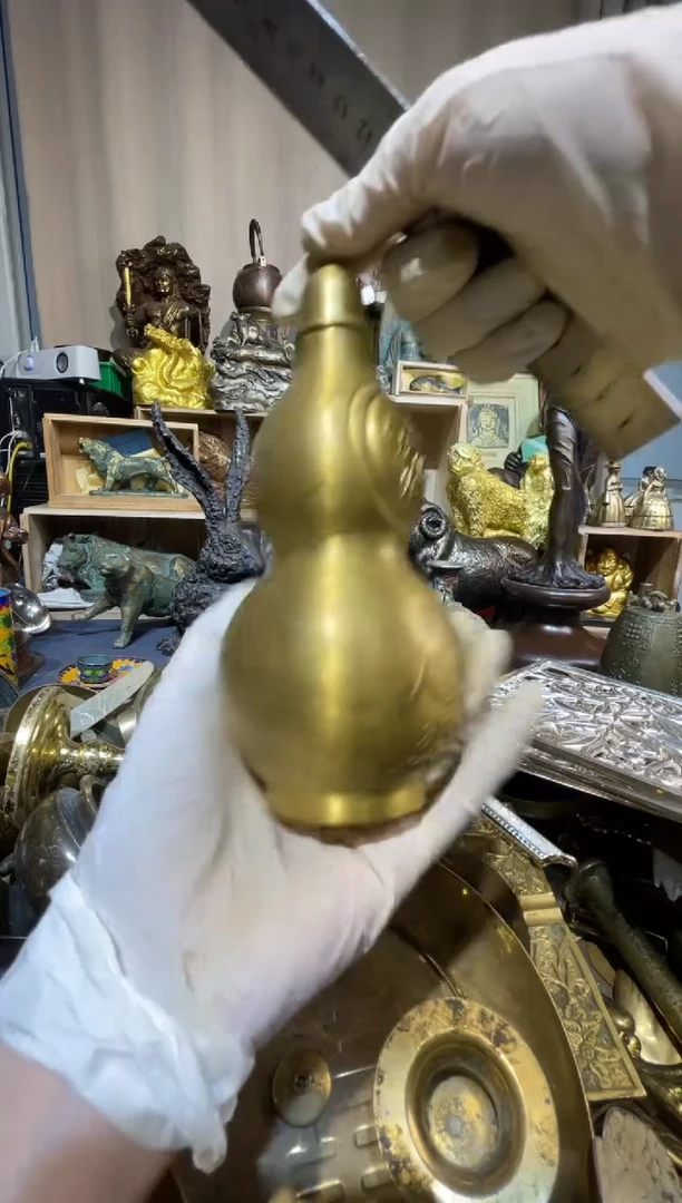 茶盏大阪中古铜器摆件61