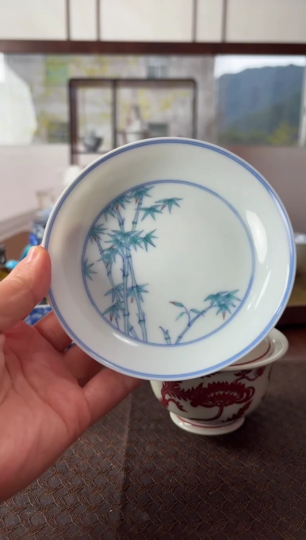 【闪购商品】其他其他斗彩竹子盘闪购