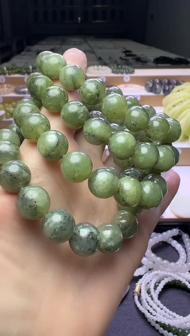 手串未镶嵌和田玉12号链接卡12mm多样性发一（先拍先挑）