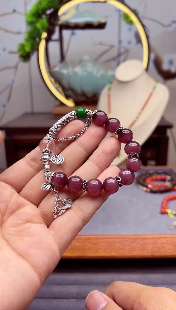 【闪购商品】发晶手链银S925镶嵌s515....