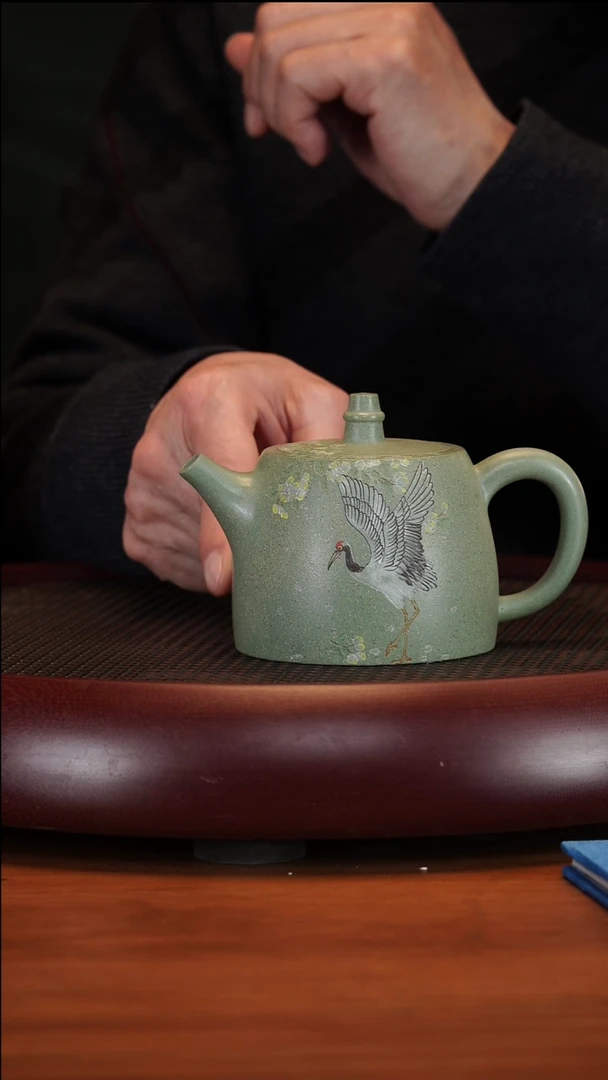 【闪购商品】紫砂茶壶1-35 BYM汉铎豆青砂