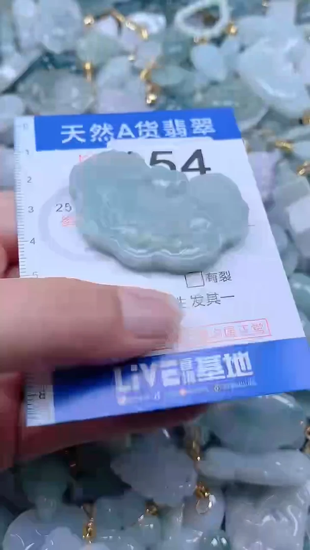 翡翠未镶嵌吊坠(不含链)1