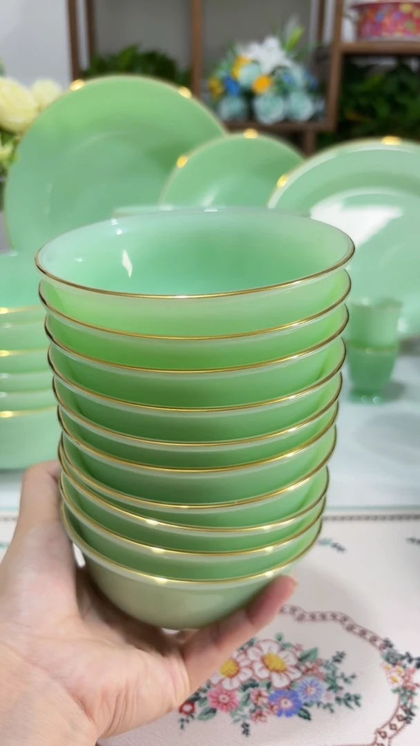 4.5英寸玉瓷碗10个口径11.5厘米