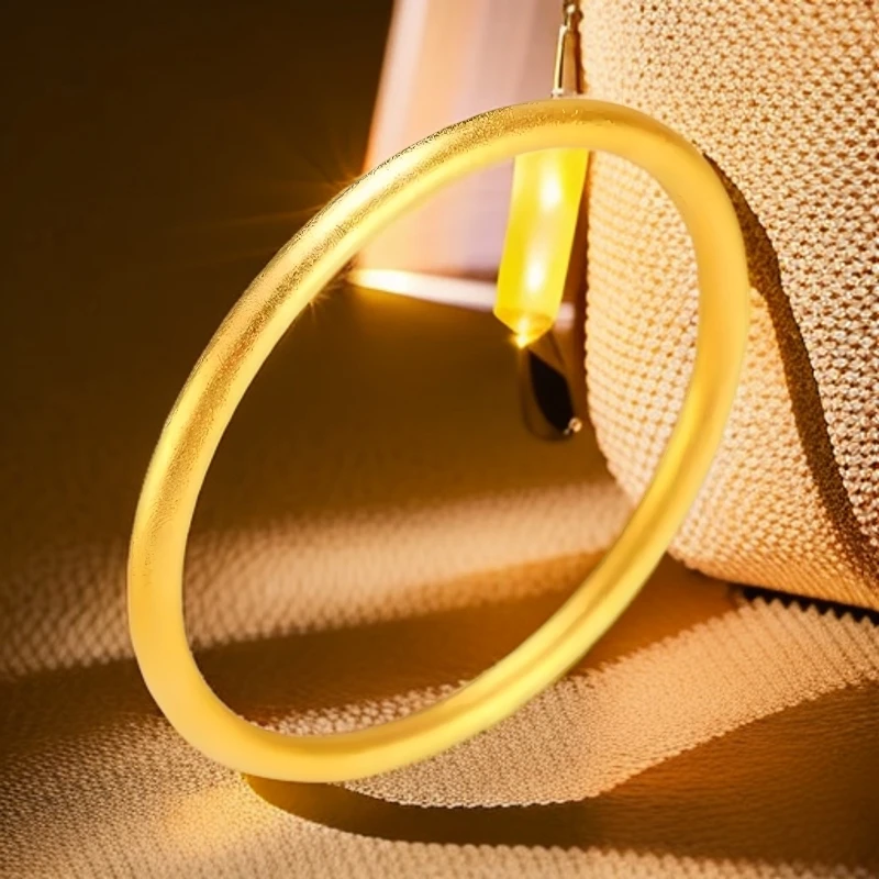 惠时高奢--百搭古法传承素圈实心手镯a10 KQ